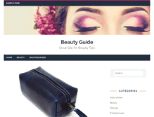 Tablet Screenshot of beautyguide.us